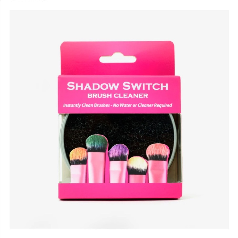 EDJE BEAUTY EYESHADOW SWITCH BRUSH CLEANER NWOB Red Case No Box